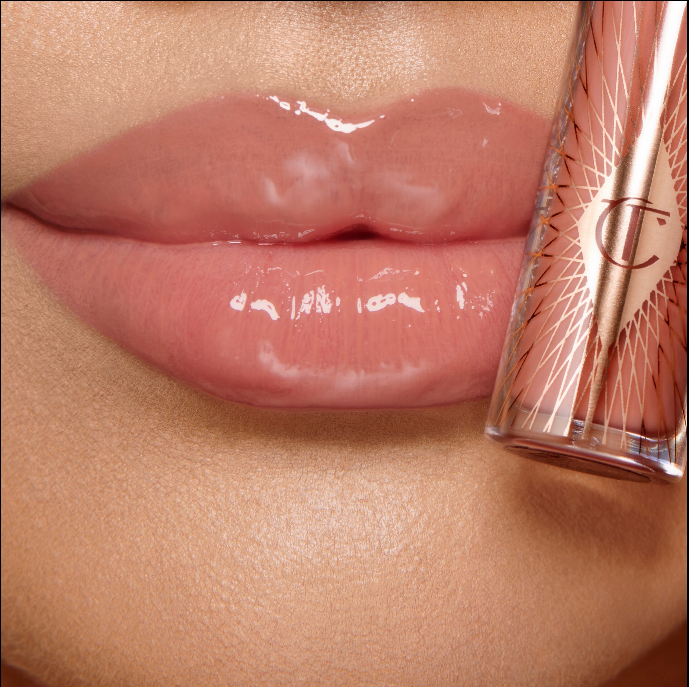 GLOSSY NUDE PINK LIP DUO (SET PARA LABIOS)